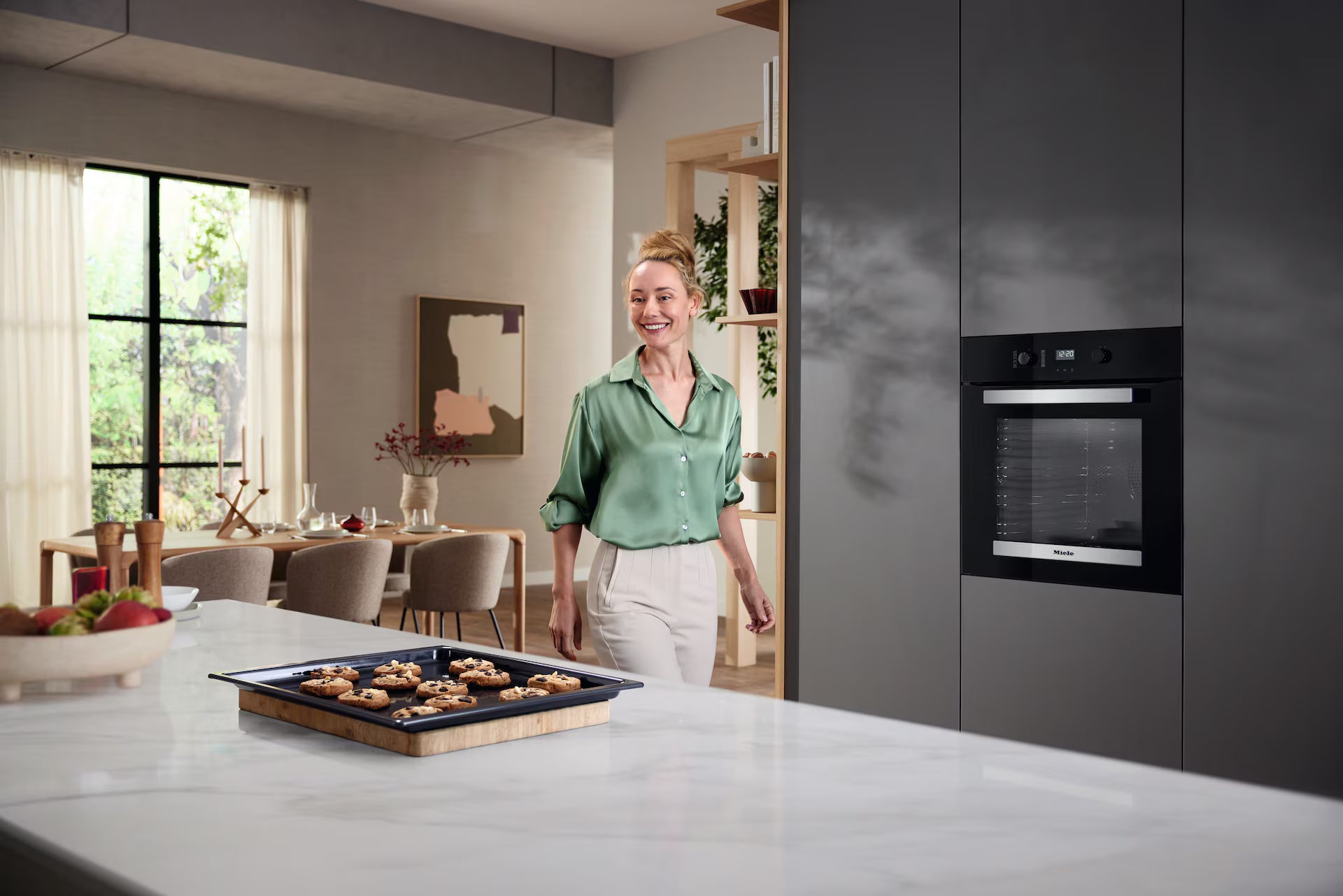 Miele Electric Smart Oven Obsidian Black H2455B
