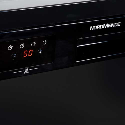 Nordmende Freestanding Dishwasher Black | DW67BL
