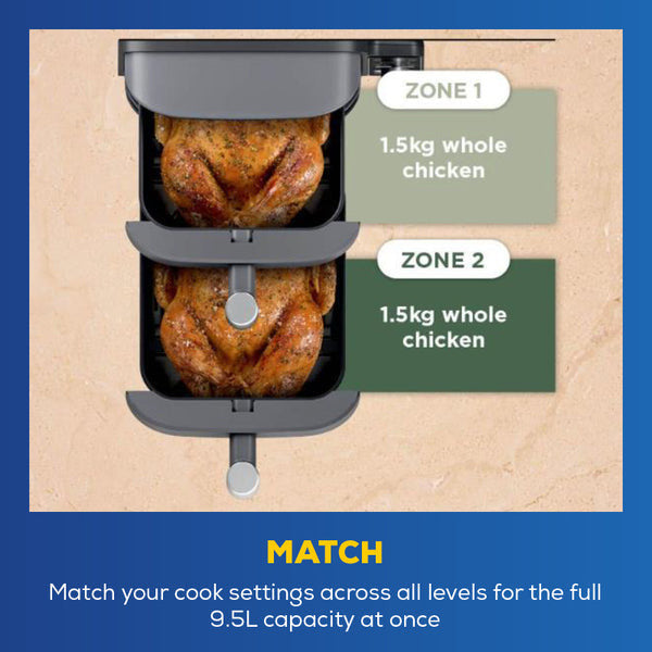 Ninja Double Stack XL Airfryer 9.5l | SL400UK