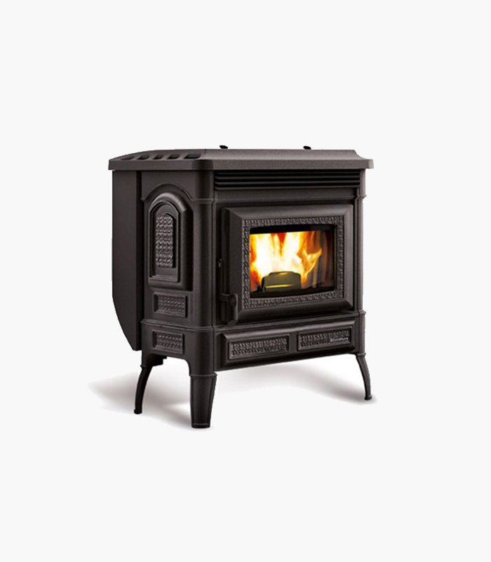 Nordica Teodora Pellet Stove | Matt Black