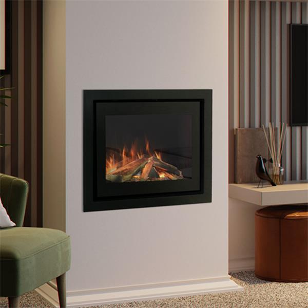 Evonic C600 Lumaflame Electric fire 4 Side | Black