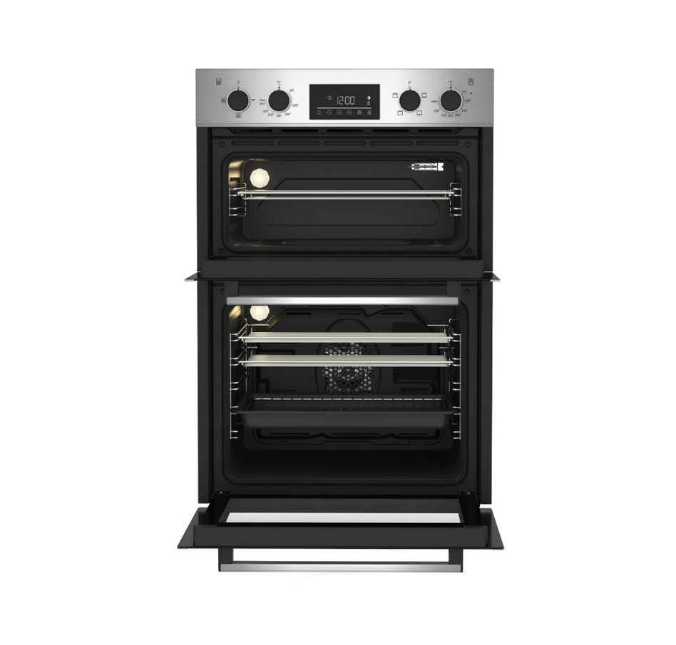 Beko Double Oven Steel 600mm | BBDF26300X