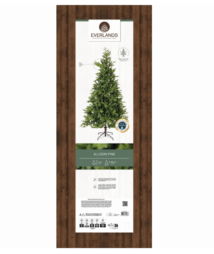 Luxury Hard Needle Pine Christmas Tree 8ft/240cm