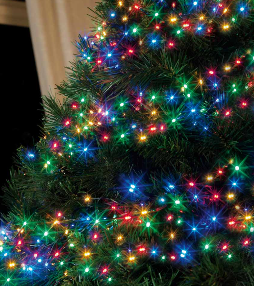 2000 Multi Action Led TreeBrights Timer Multi Colour