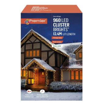 960 Multi Action LED Clusters Vintage Gold LED Lights