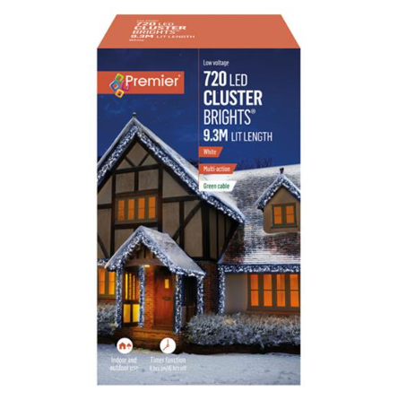 720 Multi Action LED Clusters Timer White