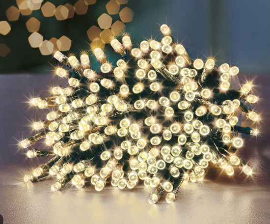 120 Multi Action LED Supabrights Timer Warm White LEDs