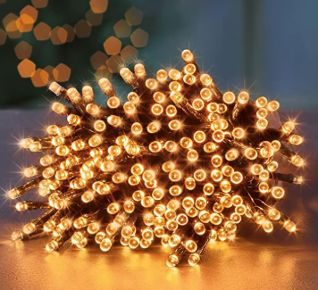 200 Multi Action LED Supabrights Vintage Gold LED Lights