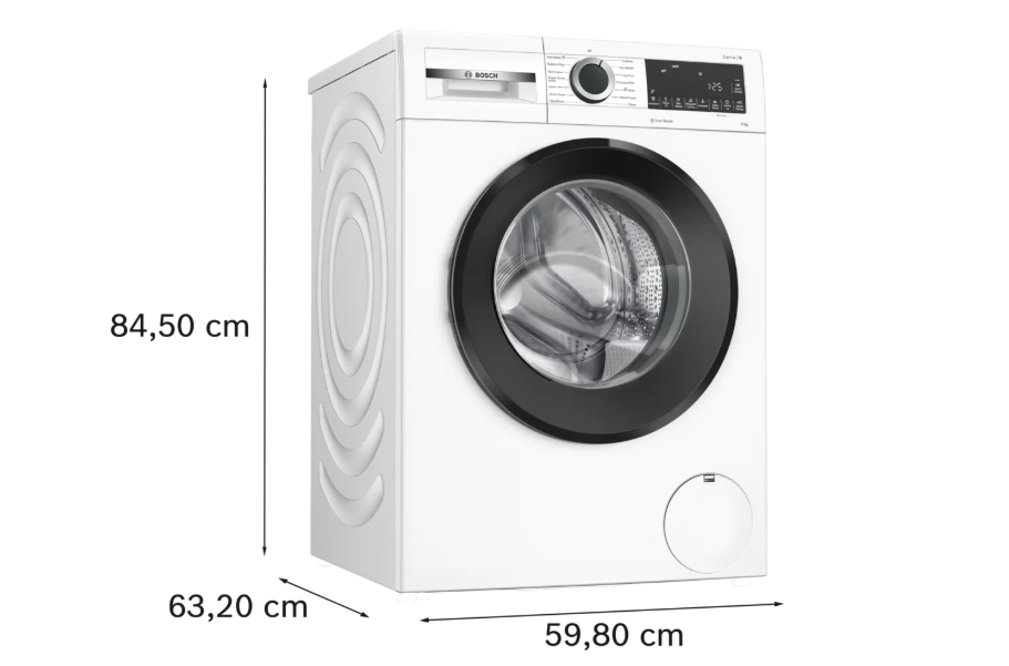 Bosch Freestanding Washing Machine 9kg White