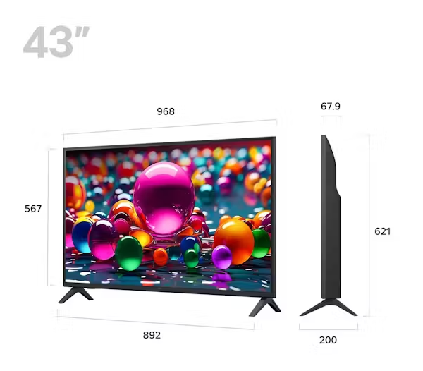 LG 43" 4K Smart TV | 43UA75006LKA.AEK