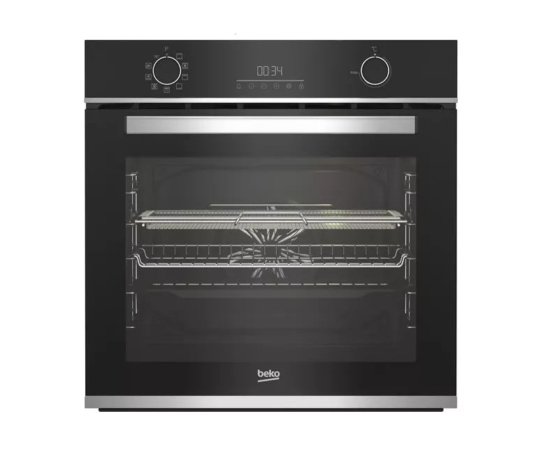 Beko Pro AeroPerfect AirFry Single Pyrolytic Oven Black 600mm | BBIMA13301XMP