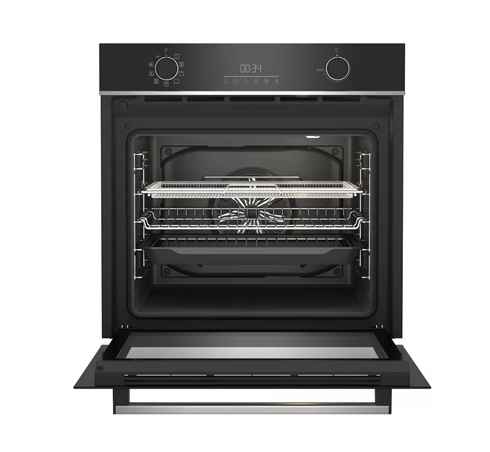 Beko Pro AeroPerfect AirFry Single Pyrolytic Oven Black 600mm | BBIMA13301XMP