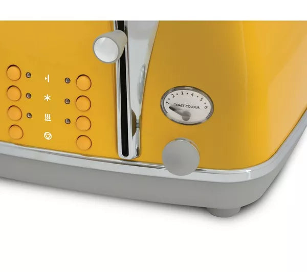 Delonghi Icona Toaster Yellow CTOC4003.Y