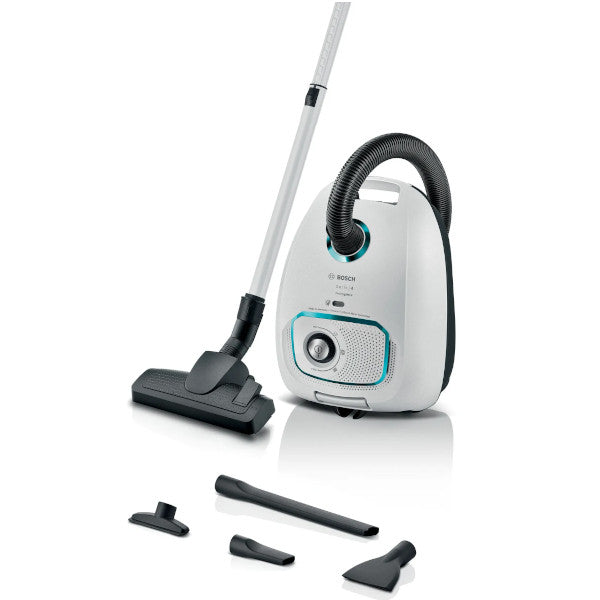 Bosch Series 4 Bagged Vacuum Cleaner Prohygienic | White | BGB41HYGGB