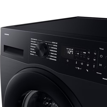 Samsung 9kg 1400 Spin Washer | Black Steel | WW90CGC04DABEU