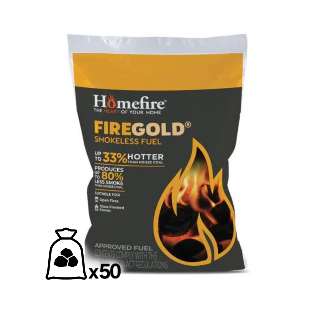 Pallet Of CPL Firegold Smokeless Coal 20kg (50 Bags)