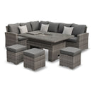 Arabella Rattan Hilo Table Corner Sofa Set