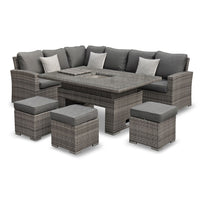 Arabella Rattan Hilo Table Corner Sofa Set
