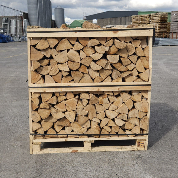 Kiln Dried Firewood Ash & Oak Crate 1M3(3 Rows)