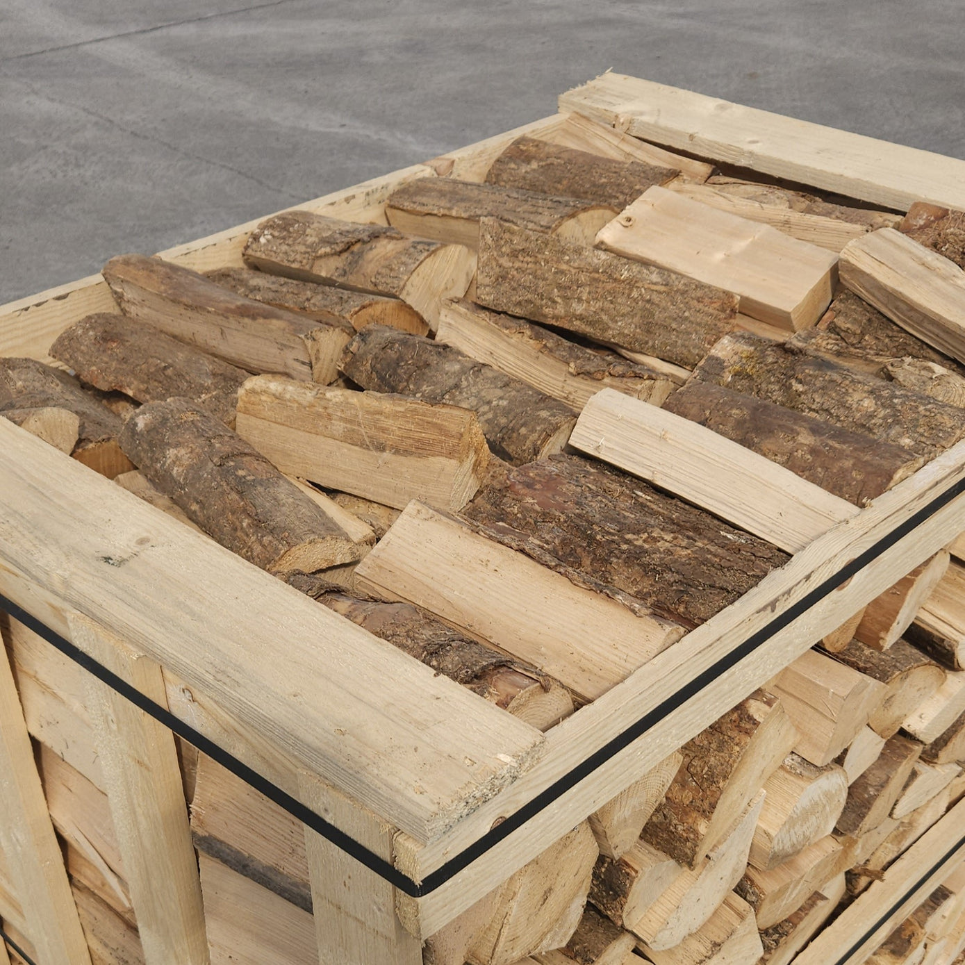 Kiln Dried Ash Crate 1.25M3 (4 Rows)