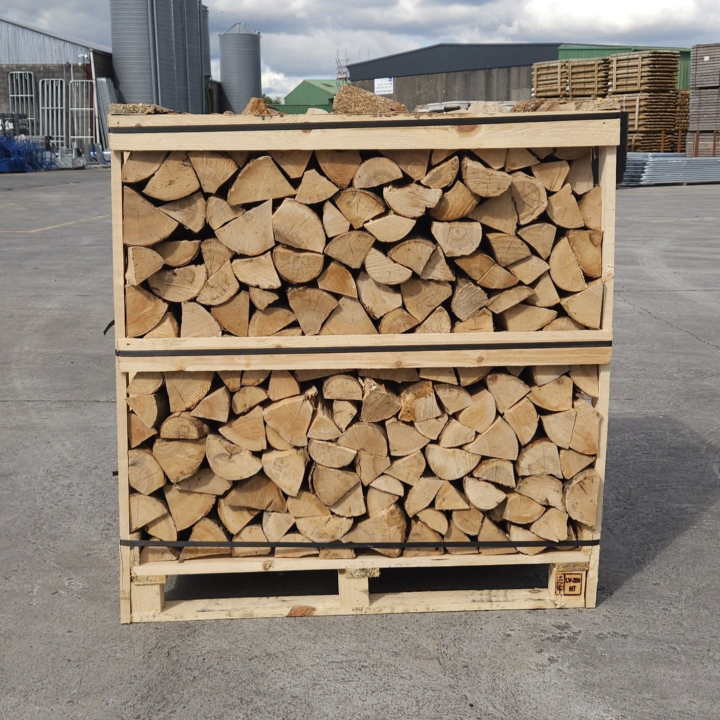 Kiln Dried Ash Crate 1M3 (3 Rows)