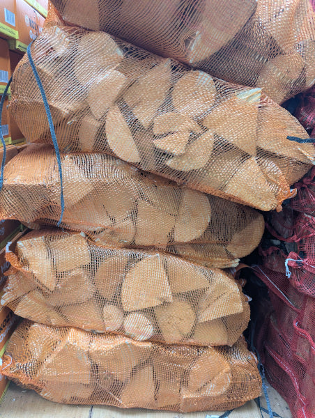 Pallet Of Ash Wood Net Bags 40L (72 Bags)