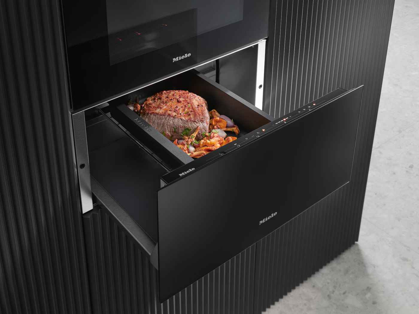 Miele Gourmet Drawer 29cm Obsidian Black ESW7020