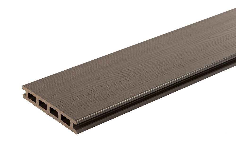 Saige Hollow Decking Board 3600mm | Coffee