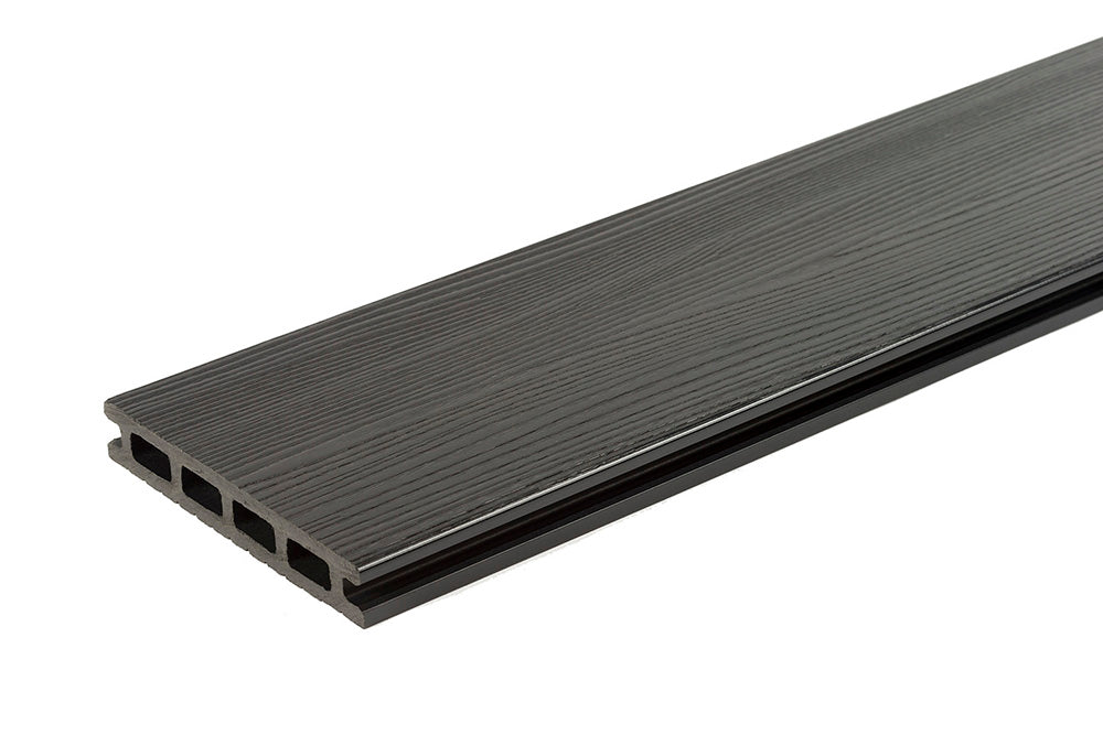Saige Hollow Decking Board Fire Resistant B1 3600mm | Charcoal