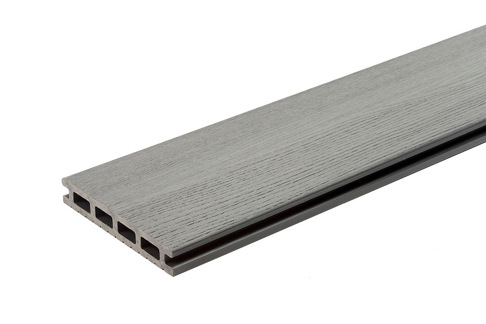 Saige Hollow Decking Board Fire Resistant B1 3600mm | Light Grey