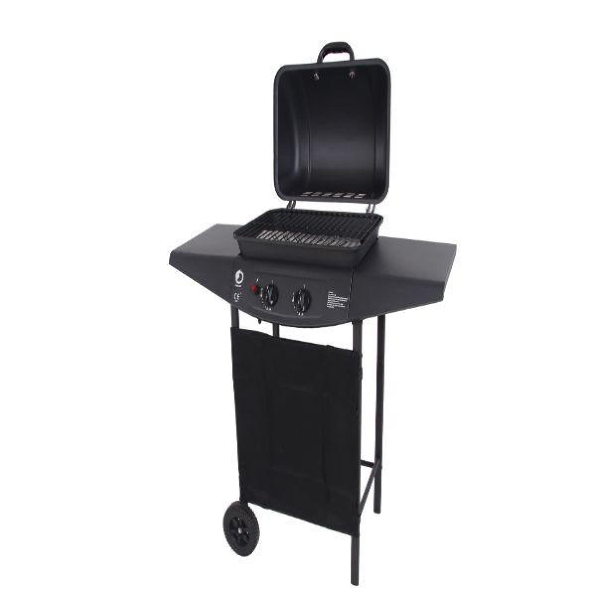 Oscar 2 Burner Gas BBQ black