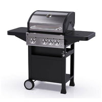 Oscar 3 Burner Gas BBQ with Side Burner