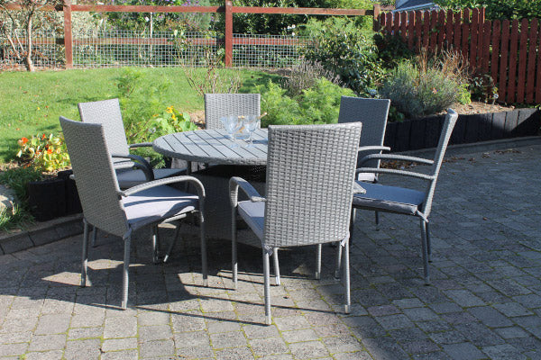 Rio 6 Seater Rattan Dining Set