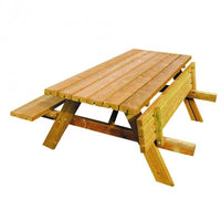 6 Seater Picnic Bench Treated (Flat Packed)