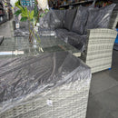 Arabella Rattan Hilo Table Corner Sofa Set
