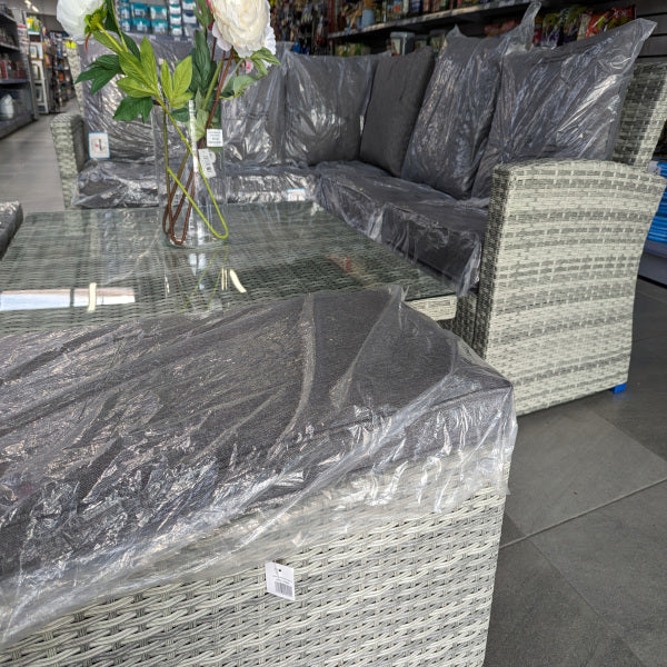 Arabella Rattan Hilo Table Corner Sofa Set