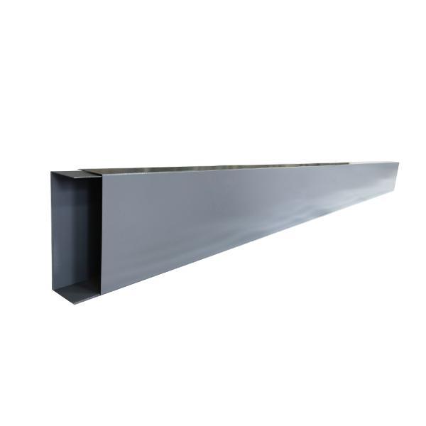 Satus Fence Plinth | 1800x150x48mm | Merlin Grey