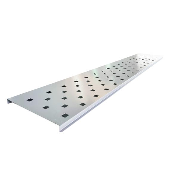 Satus Fence Panel | Square Trellis | Goosewing Grey