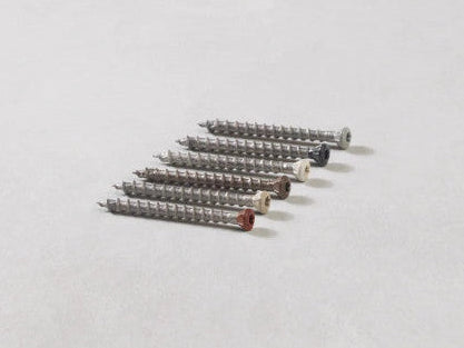 Envello Coloured Head Screw Box of 100 Golden Oak 40x3.5mm