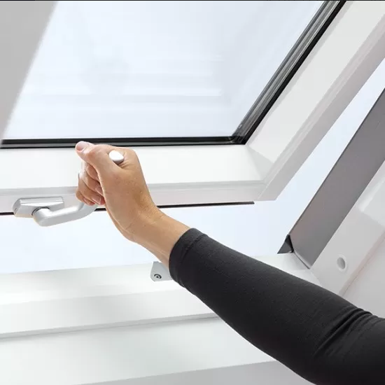 Velux GPU Top-Hung Window | White Polyurethane