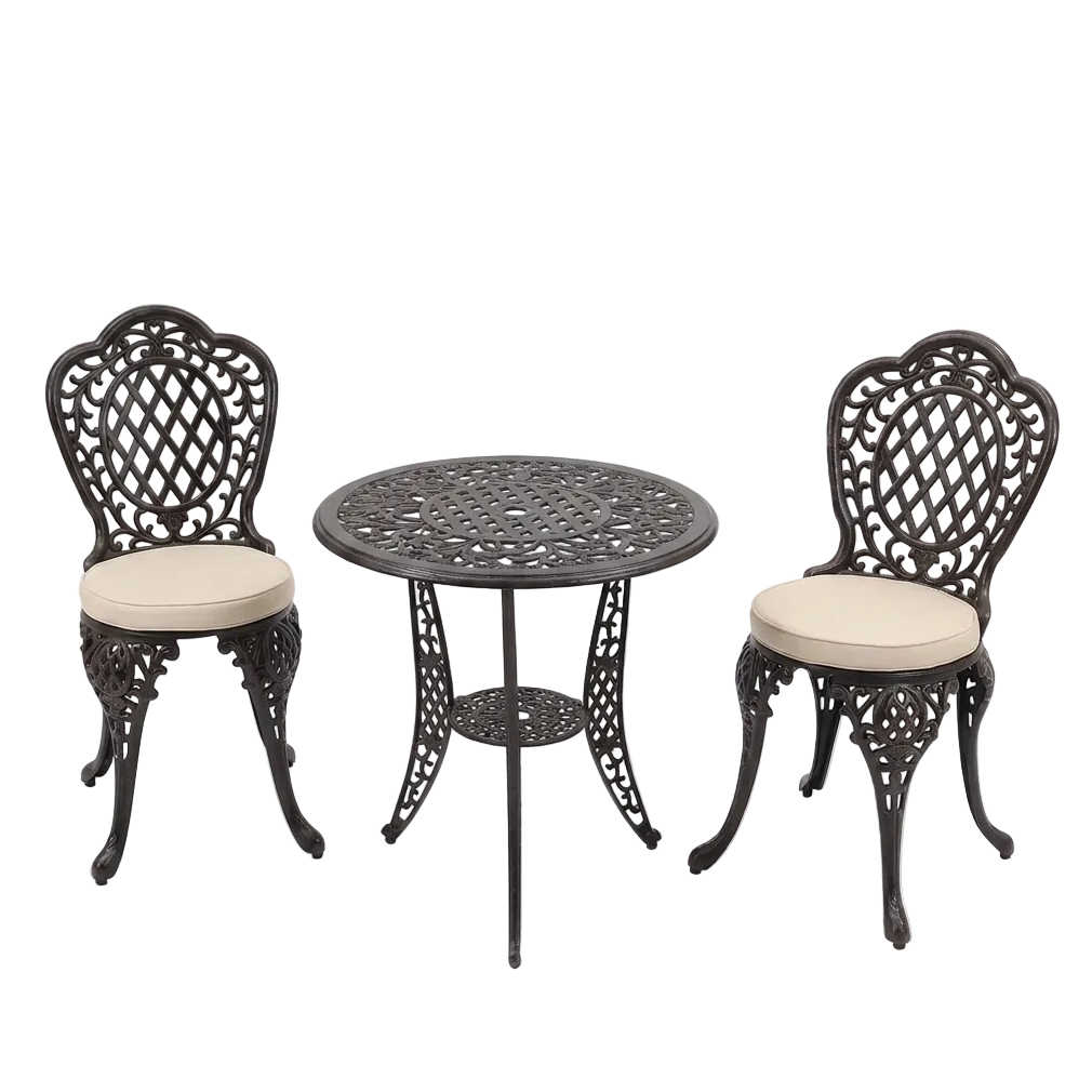 Ballycurrin Bistro Set | Hammered Bronze