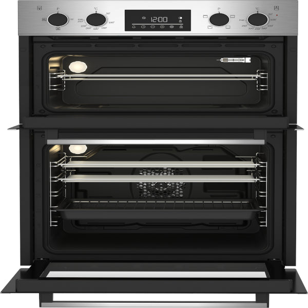 Beko Double Oven Steel 600mm | BBDF26300X