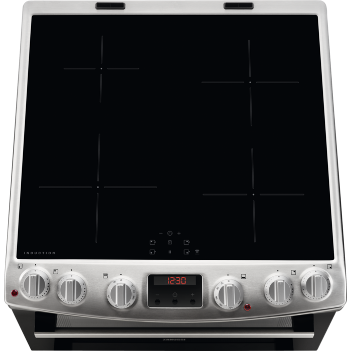 Zanussi Electric Cooker Steel 600mm | ZCI66280XA
