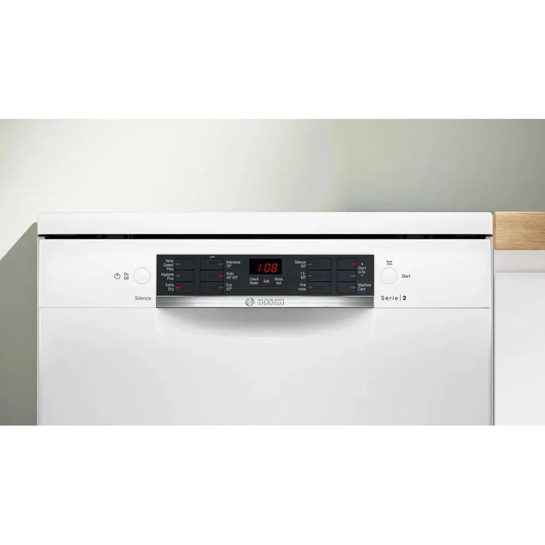 Bosch Freestanding Dishwasher White | SMS26AW08G