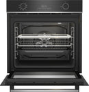 Beko Pro AeroPerfect AirFry Single Pyrolytic Oven Black 600mm | BBIMA13301XMP