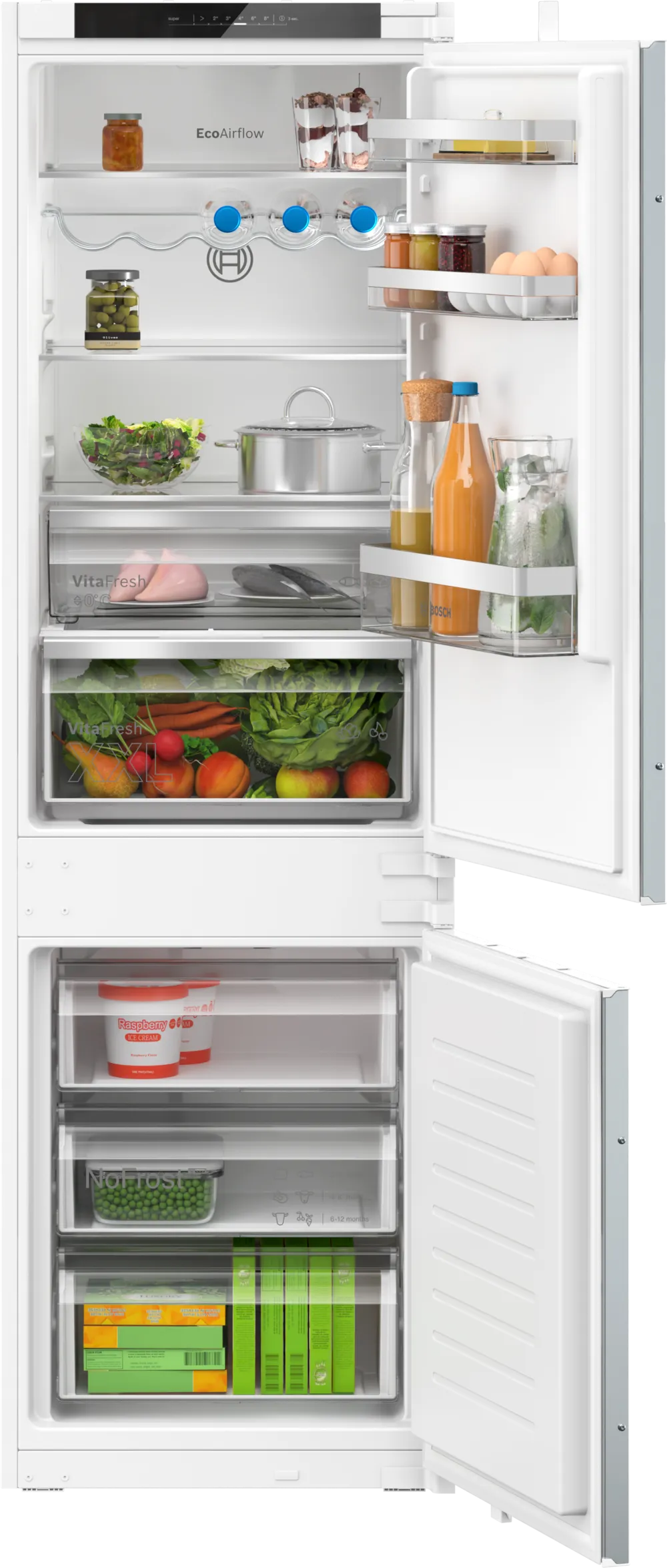 BOSCH Series 4 Integrated 70/30 Fridge Freezer - Sliding Hinge KIN86VSE0G