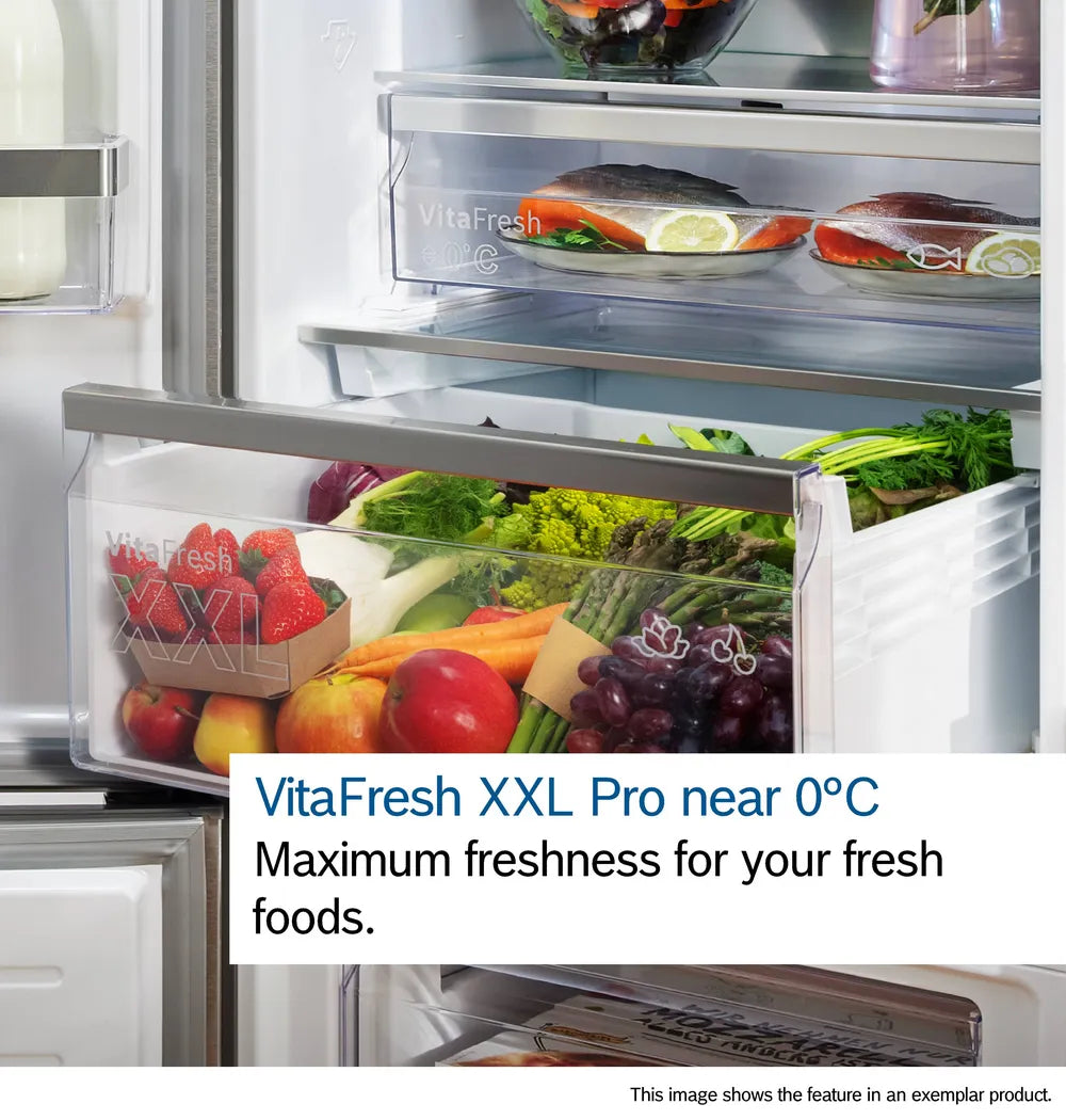 BOSCH Series 4 Integrated 70/30 Fridge Freezer - Sliding Hinge KIN86VSE0G