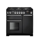 Rangemaster Infusion 90 Dual Fuel | Charcoal Black | INF90DFFCB