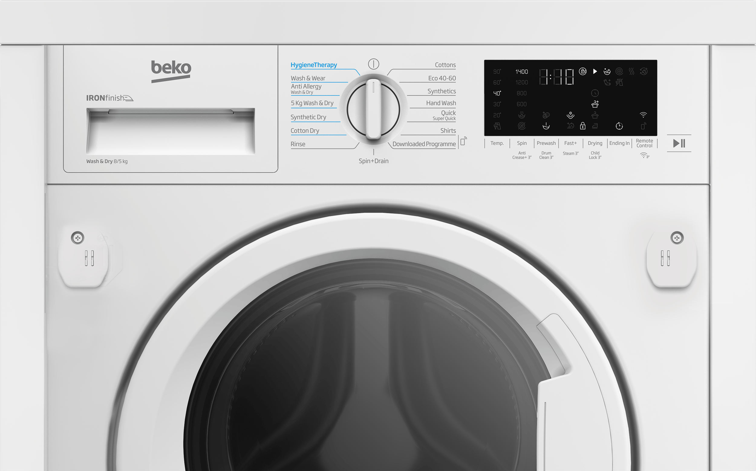 Beko Integrated Washer Dryer 8kg / 5kg | WDIK854441