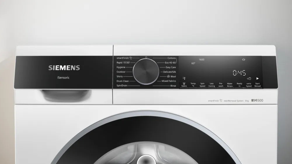 Siemens IQ500 Washing Machine 9kg 1600rpm White | WG46G2Z1GB